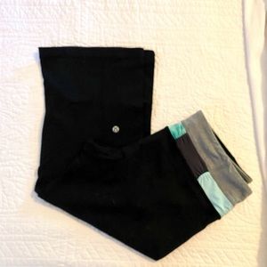 GUC Lululemon groove crop legging capri - sz 10